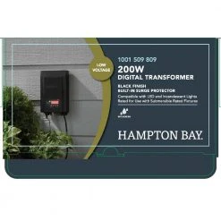 Low-Voltage 200-Watt Landscape Transformer by Hampton Bay -Hampton Bay Sales hampton bay outdoor lighting accessories sl 200 12a 44 1000