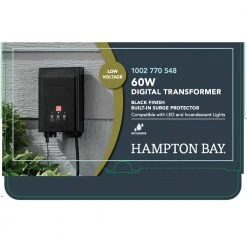 Low-Voltage 60-Watt Landscape Transformer by Hampton Bay -Hampton Bay Sales hampton bay outdoor lighting accessories sl 60 12 sv fa 1000