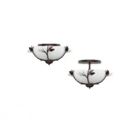 Spruce Lodge 15 in. 2-Light Handmade Finish Pinecone Convertible Semi-Flush Mount by Hampton Bay 11 Spruce Lodge 15 in. 2-Light Handmade Finish Pinecone Convertible Semi-Flush Mount by Hampton Bay -Hampton Bay Sales handmade finish hampton bay flush mount lights rsc01218 13f fa 1000