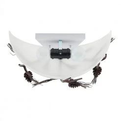 Spruce Lodge 2-Lights Handmade Pinecone Semicircle Wall Sconce with Frosted Glass Shade by Hampton Bay 6 Spruce Lodge 2-Lights Handmade Pinecone Semicircle Wall Sconce with Frosted Glass Shade by Hampton Bay -Hampton Bay Sales handmade finish hampton bay vanity lighting rsv01218 12f 40 1000