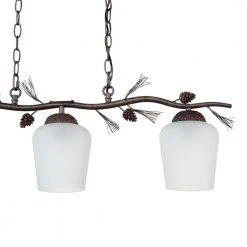 Spruce Lodge 3-Light Handmade Pinecone Chandelier/Pendant with Frosted Glass Shades by Hampton Bay 8 Spruce Lodge 3-Light Handmade Pinecone Chandelier/Pendant with Frosted Glass Shades by Hampton Bay -Hampton Bay Sales handmade finish with frosted glass hampton bay chandeliers rsc01218 10f 40 1000