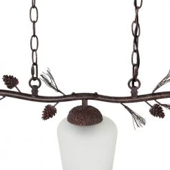 Spruce Lodge 3-Light Handmade Pinecone Chandelier/Pendant with Frosted Glass Shades by Hampton Bay 9 Spruce Lodge 3-Light Handmade Pinecone Chandelier/Pendant with Frosted Glass Shades by Hampton Bay -Hampton Bay Sales handmade finish with frosted glass hampton bay chandeliers rsc01218 10f a0 1000