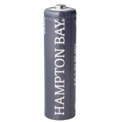 Nickel-Metal Hydride 1200mAh Solar Rechargeable AA Batteries (4-Pack) by Hampton Bay -Hampton Bay Sales light blue green hampton bay outdoor lighting accessories 79912 1f 1000