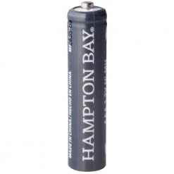 Nickel-Metal Hydride 350mAh Solar Rechargeable AAA Batteries (4-Pack) by Hampton Bay 7 Nickel-Metal Hydride 350mAh Solar Rechargeable AAA Batteries (4-Pack) by Hampton Bay -Hampton Bay Sales light blue green hampton bay outdoor lighting accessories 79935 1f 1000