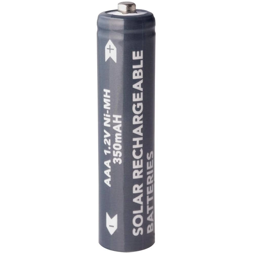 Nickel-Metal Hydride 350mAh Solar Rechargeable AAA Batteries (4-Pack) by Hampton Bay 3 Nickel-Metal Hydride 350mAh Solar Rechargeable AAA Batteries (4-Pack) by Hampton Bay - Image 3