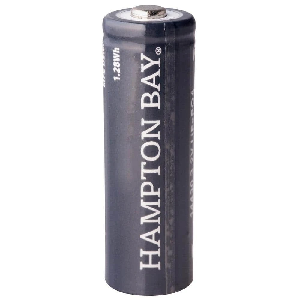 Lithium Phosphate 400mAh Solar Rechargeable 14430 Batteries (2-Pack) by Hampton Bay 4 Lithium Phosphate 400mAh Solar Rechargeable 14430 Batteries (2-Pack) by Hampton Bay - Image 4