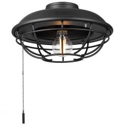 Universal Matte Black Ceiling Fan LED Light Kit by Hampton Bay -Hampton Bay Sales matte black hampton bay ceiling fan light kits 52229 1f 1000