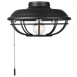 Universal Matte Black Ceiling Fan LED Light Kit by Hampton Bay