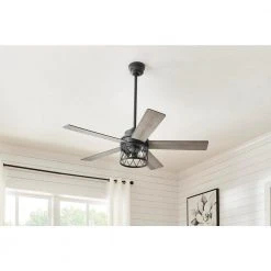 Hampton Bay Sales -Hampton Bay Sales matte black hampton bay ceiling fans with lights 52119 e1 1000
