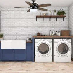 Baywood 52 in. Indoor/Outdoor LED Matte Black Wet Rated Downrod Ceiling Fan with Light Kit by Hampton Bay -Hampton Bay Sales matte black hampton bay ceiling fans with lights 52139 4f 1000