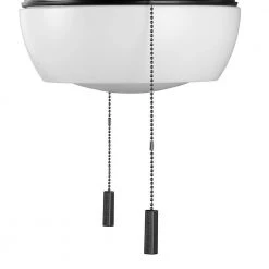 Baywood 52 in. Indoor/Outdoor LED Matte Black Wet Rated Downrod Ceiling Fan with Light Kit by Hampton Bay -Hampton Bay Sales matte black hampton bay ceiling fans with lights 52139 fa 1000