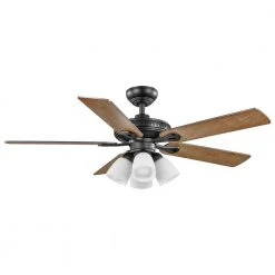 52 in. Burgess Matte Black Indoor LED Smart Hubspace Ceiling Fan with Light Kit and Remote Control by Hampton Bay 20 52 in. Burgess Matte Black Indoor LED Smart Hubspace Ceiling Fan with Light Kit and Remote Control by Hampton Bay -Hampton Bay Sales matte black hampton bay ceiling fans with lights 56058 d4 1000
