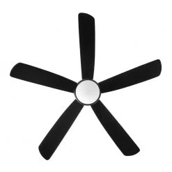 Averly 52 in. Integrated LED Matte Black Ceiling Fan with Light and Remote Control with Color Changing Technology by Hampton Bay -Hampton Bay Sales matte black hampton bay ceiling fans with lights ak18b mbk 66 1000