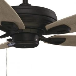 North Pond 52 in. Indoor/Outdoor Matte Black Ceiling Fan with Downrod and Reversible Motor; Light Kit Adaptable by Hampton Bay -Hampton Bay Sales matte black hampton bay ceiling fans without lights 51718 c3 1000