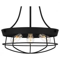 Southbourne 4-Light Matte Black Cage Pendant Light with Open Steel Frame by Hampton Bay 10 Southbourne 4-Light Matte Black Cage Pendant Light with Open Steel Frame by Hampton Bay -Hampton Bay Sales matte black hampton bay chandeliers dshd19522q 44 1000