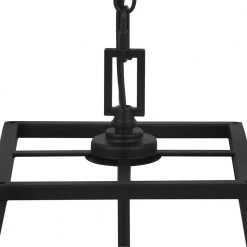 Knightley 4-Light Caged Matte Black Pendant Island Hanging Light, Industrial Farmhouse Kitchen Lighting by Hampton Bay 9 Knightley 4-Light Caged Matte Black Pendant Island Hanging Light, Industrial Farmhouse Kitchen Lighting by Hampton Bay -Hampton Bay Sales matte black hampton bay chandeliers fp113ha mbk a0 1000