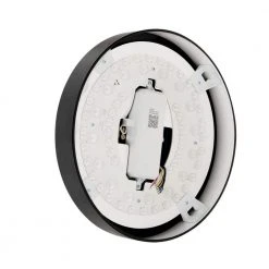 Lakeshore 13 in. Matte Black Smart Hubspace CCT and RGB Selectable LED Flush Mount by Hampton Bay -Hampton Bay Sales matte black hampton bay flush mount lights smacader magb01 66 1000