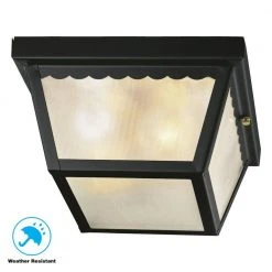 Hampton Bay Sales -Hampton Bay Sales matte black hampton bay outdoor flush mount lights wb0325 66 1000