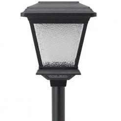 Solar 15 Lumens Black Outdoor Integrated LED Landscape Path Light (6-Pack); Weather/Water/Rust Resistant by Hampton Bay -Hampton Bay Sales matte black hampton bay path lights 84066 1f 1000