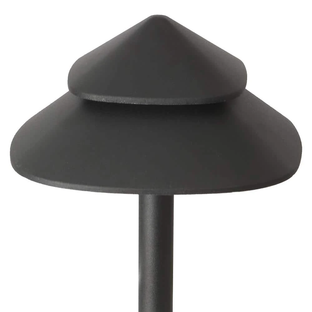 Low Voltage 90 Lumens Matte Black Outdoor Integrated LED Architectural Path Light; Weather/Water/Rust Resistant by Hampton Bay 7 Low Voltage 90 Lumens Matte Black Outdoor Integrated LED Architectural Path Light; Weather/Water/Rust Resistant by Hampton Bay - Image 7