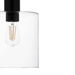 Sutton Place 1-Light Matte Black Pendant by Hampton Bay -Hampton Bay Sales matte black hampton bay pendant lights 65158 40 1000