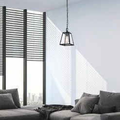 Knightley 1-Light Matte Black and Glass Mini Pendant by Hampton Bay 25 Knightley 1-Light Matte Black and Glass Mini Pendant by Hampton Bay -Hampton Bay Sales matte black hampton bay pendant lights p113 bkk 31 1000