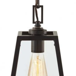 Knightley 1-Light Matte Black and Glass Mini Pendant by Hampton Bay 24 Knightley 1-Light Matte Black and Glass Mini Pendant by Hampton Bay -Hampton Bay Sales matte black hampton bay pendant lights p113 bkk 76 1000