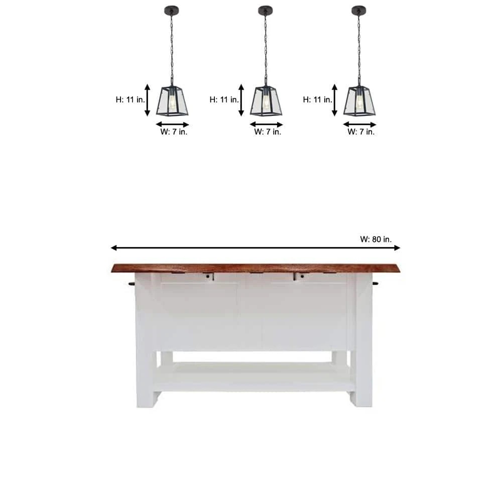 Knightley 1-Light Matte Black and Glass Mini Pendant by Hampton Bay 6 Knightley 1-Light Matte Black and Glass Mini Pendant by Hampton Bay - Image 6