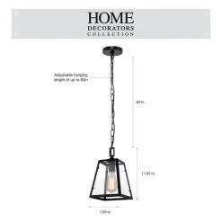 Knightley 1-Light Matte Black and Glass Mini Pendant by Hampton Bay 16 Knightley 1-Light Matte Black and Glass Mini Pendant by Hampton Bay -Hampton Bay Sales matte black hampton bay pendant lights p113 bkk a0 1000