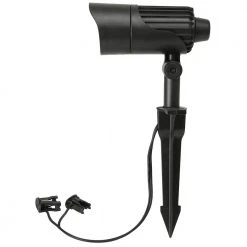 Low Voltage 370 Lumens Black Outdoor Integrated LED Spotlight with White Color Changing Technology; Weather Resistant by Hampton Bay 13 Low Voltage 370 Lumens Black Outdoor Integrated LED Spotlight with White Color Changing Technology; Weather Resistant by Hampton Bay -Hampton Bay Sales matte black hampton bay spotlights 93400 1d 1000