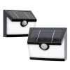 300 Lumens Connected Solar Black Motion Sensing LED Deck Light (2-Pack) by Hampton Bay