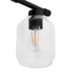 Laurel Brook 24 in. 3-Light Matte Black Industrial Bathroom Vanity Light by Hampton Bay -Hampton Bay Sales matte black hampton bay vanity lighting 51894 a0 1000