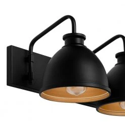 Tallulah 30 in. 4-Light Black Bathroom Vanity Light by Hampton Bay -Hampton Bay Sales matte black hampton bay vanity lighting 51903 40 1000