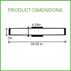 Collier Heights 24 in. Matte Black Curved Selectable LED Vanity Light Bar Flush Mount with Night Light Feature (4-Pack) by Hampton Bay 17 Collier Heights 24 in. Matte Black Curved Selectable LED Vanity Light Bar Flush Mount with Night Light Feature (4-Pack) by Hampton Bay -Hampton Bay Sales matte black hampton bay vanity lighting 537999020 4pk 4f 1000