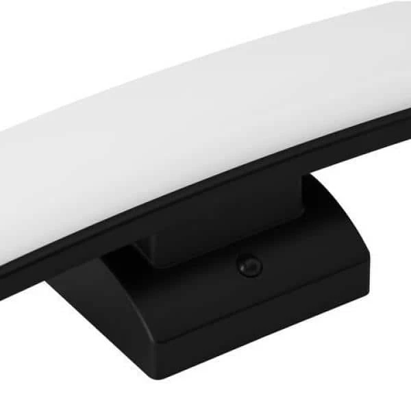 Collier Heights 24 in. Matte Black Curved Selectable LED Vanity Light Bar Flush Mount with Night Light Feature (4-Pack) by Hampton Bay 4 Collier Heights 24 in. Matte Black Curved Selectable LED Vanity Light Bar Flush Mount with Night Light Feature (4-Pack) by Hampton Bay - Image 4