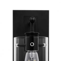 Regan 4.5 in. 1-Light Matte Black Bathroom Vanity Light with Clear Glass Shades by Hampton Bay 14 Regan 4.5 in. 1-Light Matte Black Bathroom Vanity Light with Clear Glass Shades by Hampton Bay -Hampton Bay Sales matte black hampton bay vanity lighting dshd19574v 1d 1000