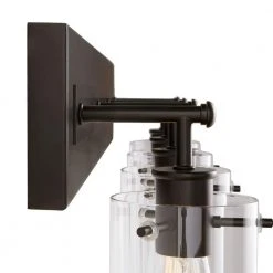 Regan 29.25 in. 4-Light Matte Black Bathroom Vanity Light with Clear Glass Shades by Hampton Bay 22 Regan 29.25 in. 4-Light Matte Black Bathroom Vanity Light with Clear Glass Shades by Hampton Bay -Hampton Bay Sales matte black hampton bay vanity lighting dshd19574v3 1f 1000