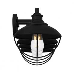 Reynolds Park 38.5 in. 4-Light Matte Black Bathroom Vanity Light by Hampton Bay -Hampton Bay Sales matte black hampton bay vanity lighting dshd19575v1 c3 1000