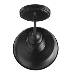 Elmcroft 7.63 in. 1-Light Matte Black Modern Farmhouse Wall Mount Sconce Light with Metal Shade by Hampton Bay 17 Elmcroft 7.63 in. 1-Light Matte Black Modern Farmhouse Wall Mount Sconce Light with Metal Shade by Hampton Bay -Hampton Bay Sales matte black hampton bay vanity lighting hb3670 43 77 1000