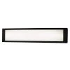 Woodbury 24.6 in. 1-Light Matte Black Integrated LED Bathroom Vanity Light Bar with Frosted Acrylic Shade by Hampton Bay