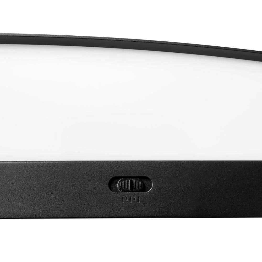 Woodbury 24.6 in. 1-Light Matte Black Integrated LED Bathroom Vanity Light Bar with Frosted Acrylic Shade by Hampton Bay 6 Woodbury 24.6 in. 1-Light Matte Black Integrated LED Bathroom Vanity Light Bar with Frosted Acrylic Shade by Hampton Bay - Image 6
