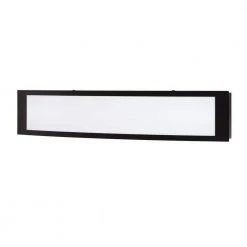 Woodbury 24.5 in. Matte Black LED Vanity Light Bar by Hampton Bay 16 Woodbury 24.5 in. Matte Black LED Vanity Light Bar by Hampton Bay -Hampton Bay Sales matte black hampton bay vanity lighting iqp1381l 4 bk 66 1000