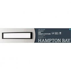 Woodbury 24.5 in. Matte Black LED Vanity Light Bar by Hampton Bay 20 Woodbury 24.5 in. Matte Black LED Vanity Light Bar by Hampton Bay -Hampton Bay Sales matte black hampton bay vanity lighting iqp1381l 4 bk fa 1000