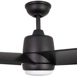Mena 54 in. White Color Changing Integrated LED Indoor/Outdoor Matte Black Ceiling Fan with Light Kit and Remote Control by Hampton Bay 16 Mena 54 in. White Color Changing Integrated LED Indoor/Outdoor Matte Black Ceiling Fan with Light Kit and Remote Control by Hampton Bay -Hampton Bay Sales matte black with matte black blades hampton bay ceiling fans with lights 99919 40 1000