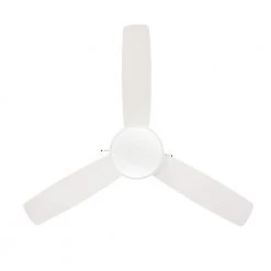 Caprice 44 in. Integrated LED Indoor Matte White Ceiling Fan with Light Kit by Hampton Bay -Hampton Bay Sales matte white hampton bay ceiling fans with lights sw19151p mwh 40 1000