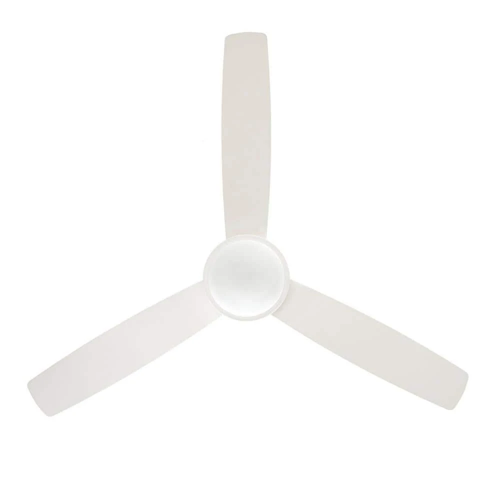 Caprice 52 in. Integrated LED Indoor Matte White Ceiling Fan with Light Kit and Remote Control by Hampton Bay 5 Caprice 52 in. Integrated LED Indoor Matte White Ceiling Fan with Light Kit and Remote Control by Hampton Bay - Image 5