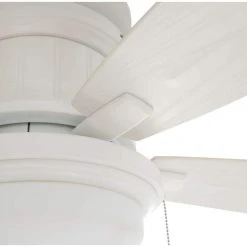 Roanoke 48 in. LED Indoor/Outdoor Matte White Ceiling Fan with Light Kit by Hampton Bay 17 Roanoke 48 in. LED Indoor/Outdoor Matte White Ceiling Fan with Light Kit by Hampton Bay -Hampton Bay Sales matte white hampton bay ceiling fans with lights yg216 mwh 1d 1000
