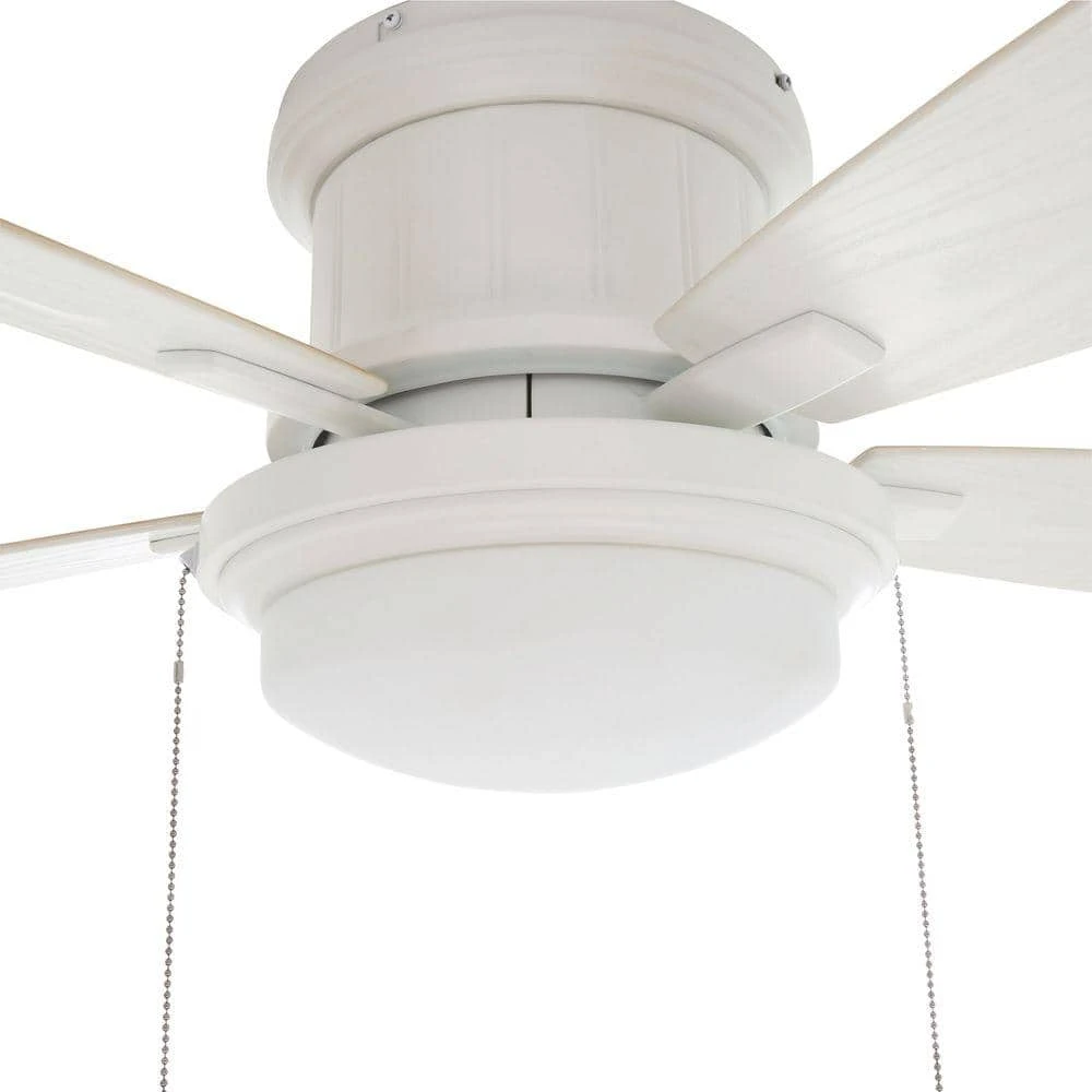 Roanoke 48 in. LED Indoor/Outdoor Matte White Ceiling Fan with Light Kit by Hampton Bay 11 Roanoke 48 in. LED Indoor/Outdoor Matte White Ceiling Fan with Light Kit by Hampton Bay - Image 11