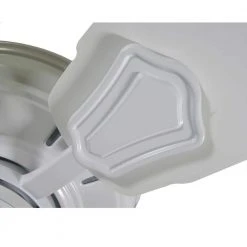 Heirloom 52 in. Indoor/Outdoor Matte White Ceiling Fan by Hampton Bay -Hampton Bay Sales matte white hampton bay ceiling fans without lights 51288 1d 1000