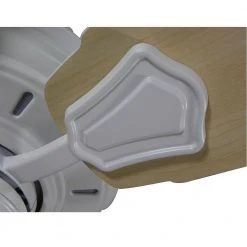 Heirloom 52 in. Indoor/Outdoor Matte White Ceiling Fan by Hampton Bay -Hampton Bay Sales matte white hampton bay ceiling fans without lights 51288 1f 1000